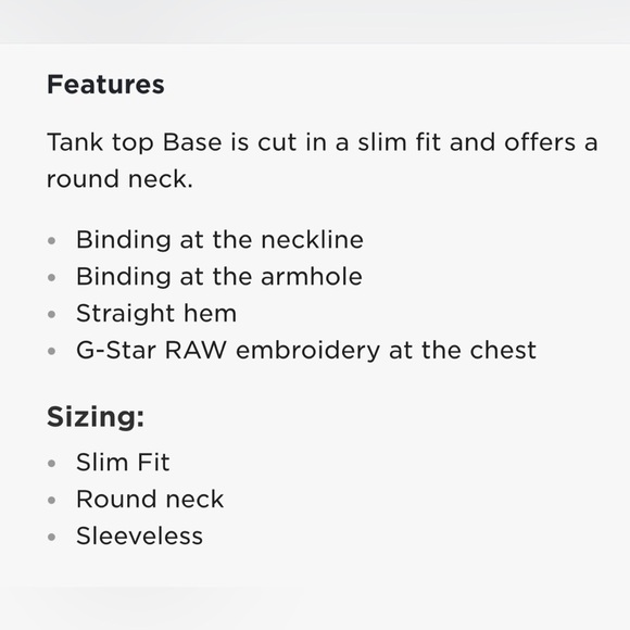 G-STAR RAW Base Tank Top Black - Picture 5 of 13